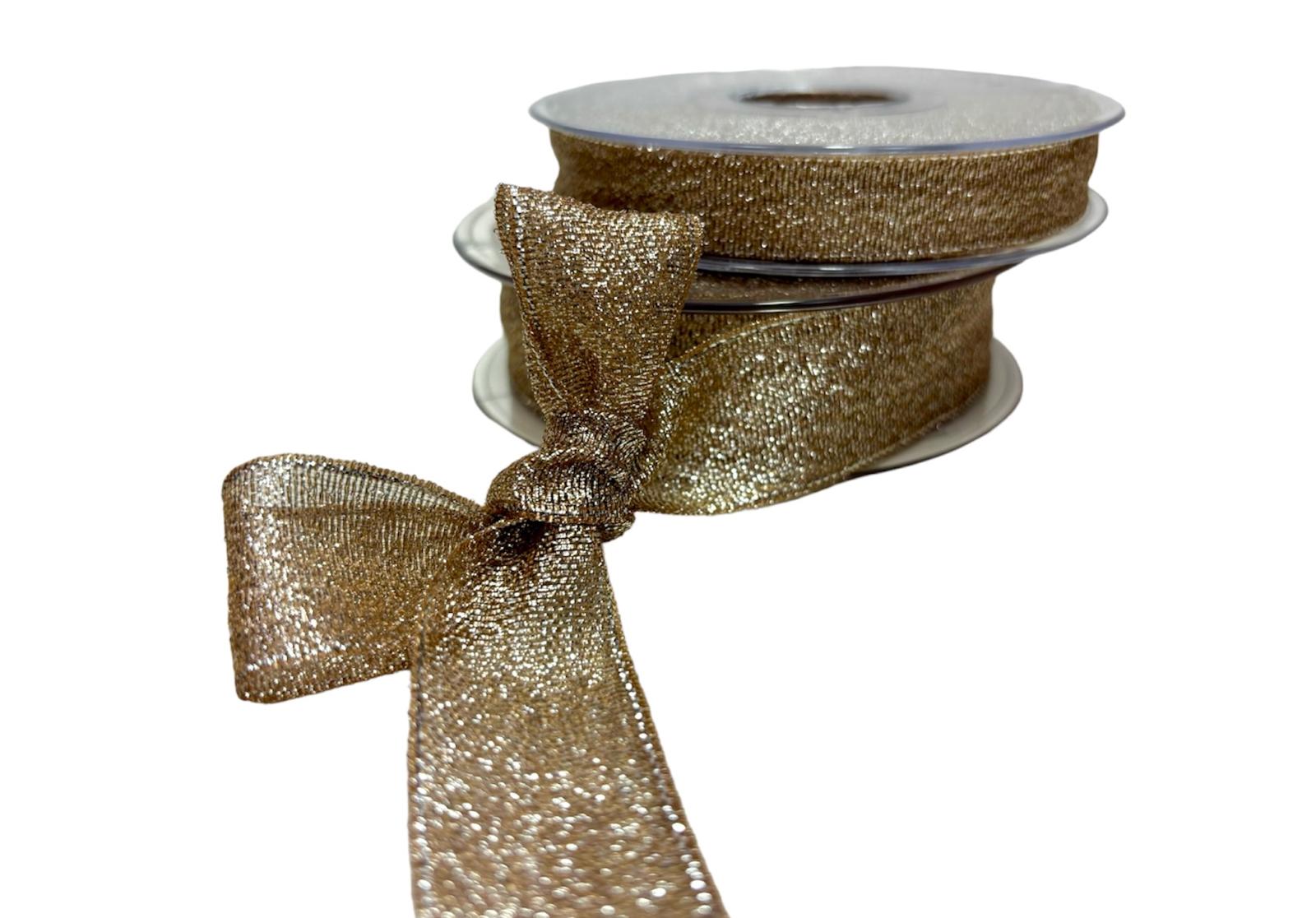 craft - 30mt nastro champagne 1,5cm - labottegadelleideelecco.it