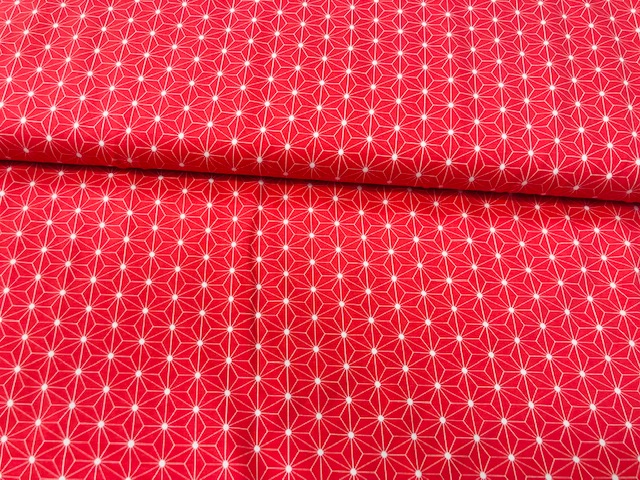 cucito - jersey - corallo geometria - labottegadelleideelecco.it