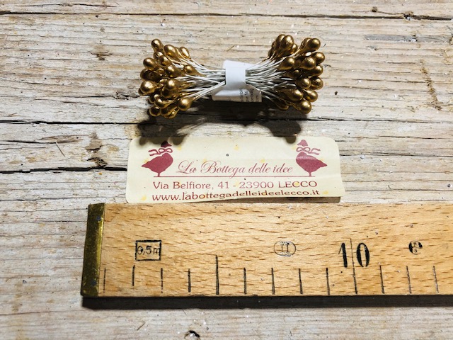 craft - PISTILLI ORO 4mm - labottegadelleideelecco.it
