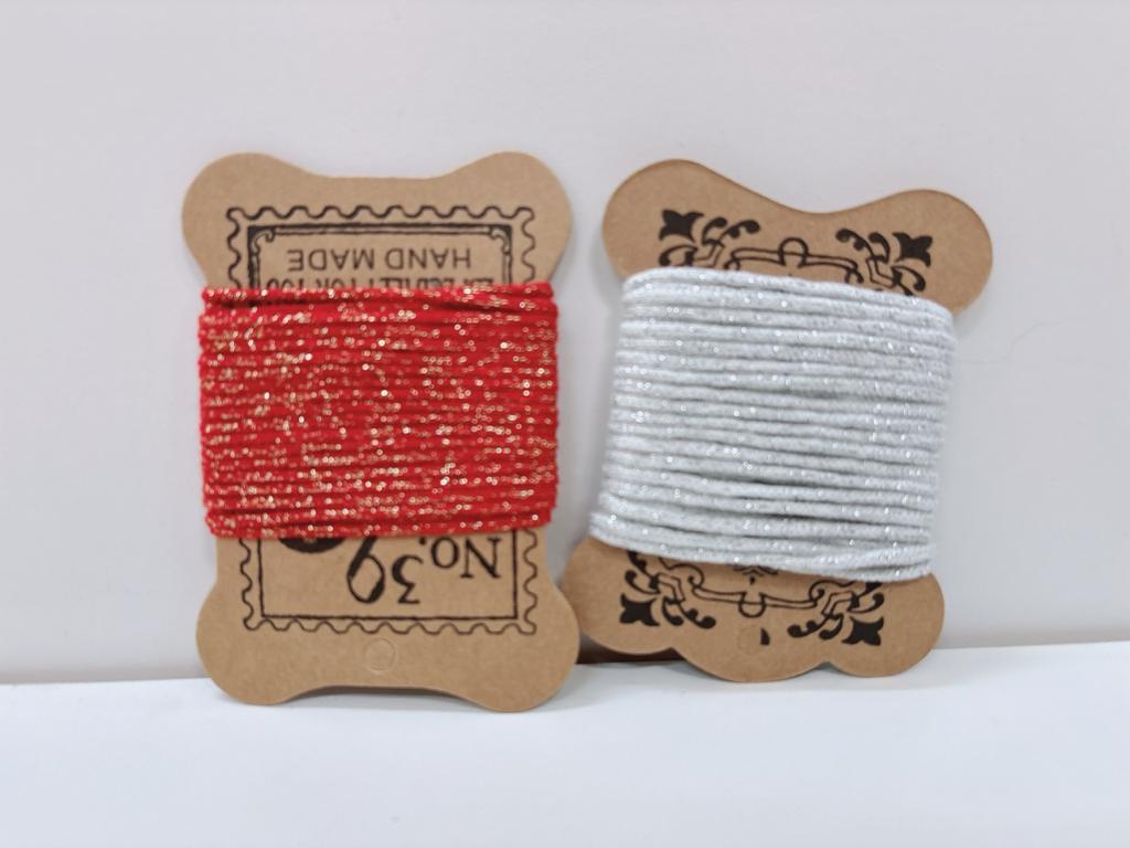 prezzi pazzi - tripolini rosso e bianco-lurex - labottegadelleideelecco.it