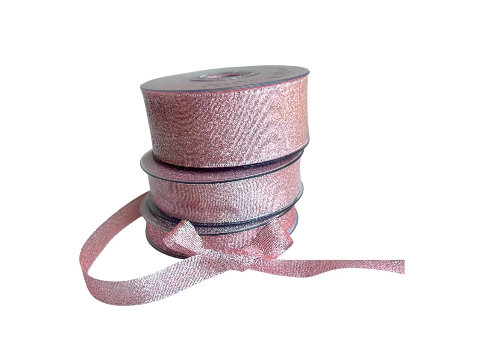 craft - 30mt shine- rosa 1,5cm - labottegadelleideelecco.it