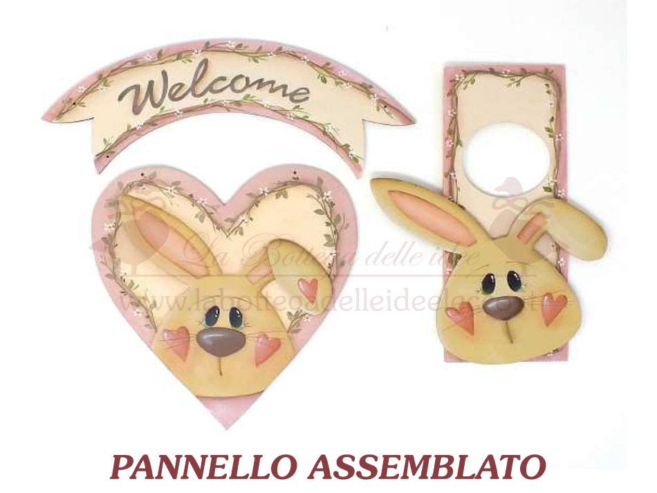 cucito - EASY-SEW ''welcome'' BUNNY - labottegadelleideelecco.it