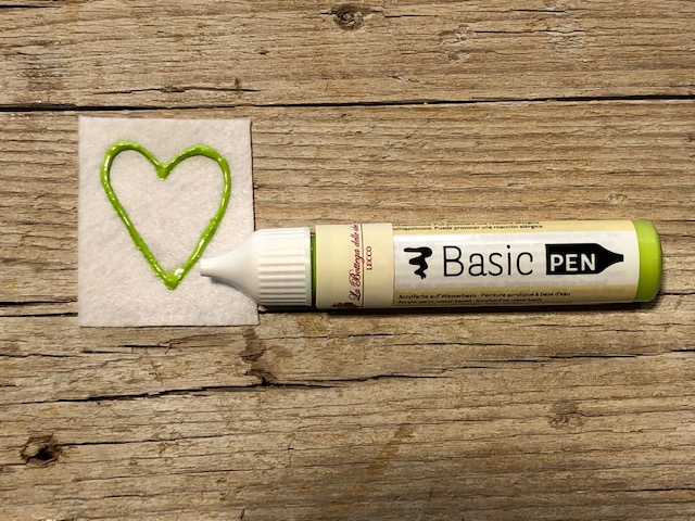 pittura - PENNA BASIC - VERDE CHIARO - labottegadelleideelecco.it