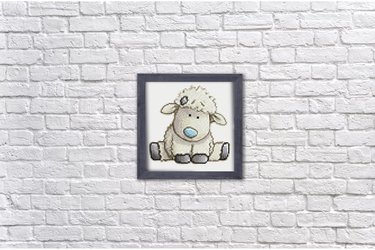 diamond painting - SHEEP - labottegadelleideelecco.it