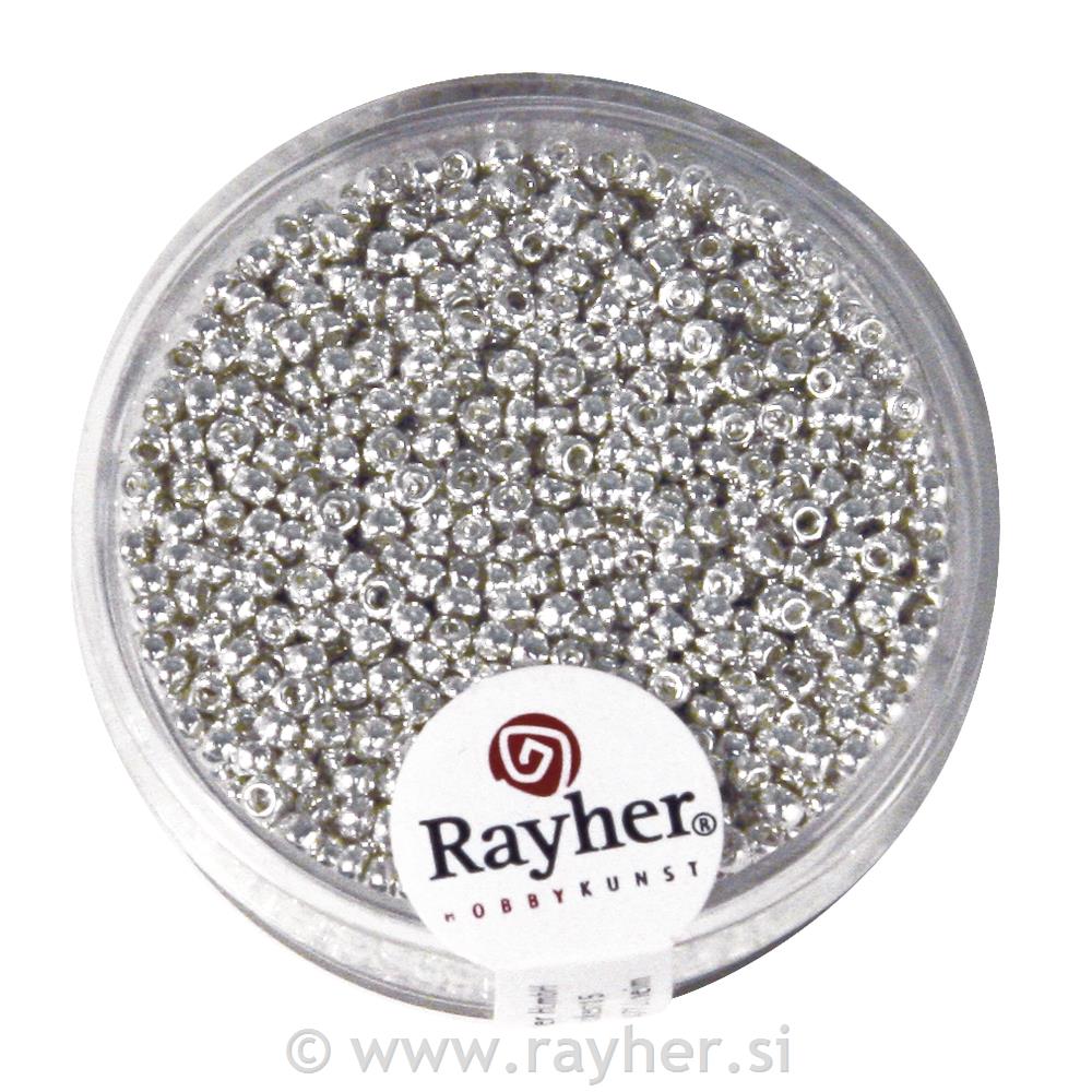 craft - perline argento 2mm - labottegadelleideelecco.it
