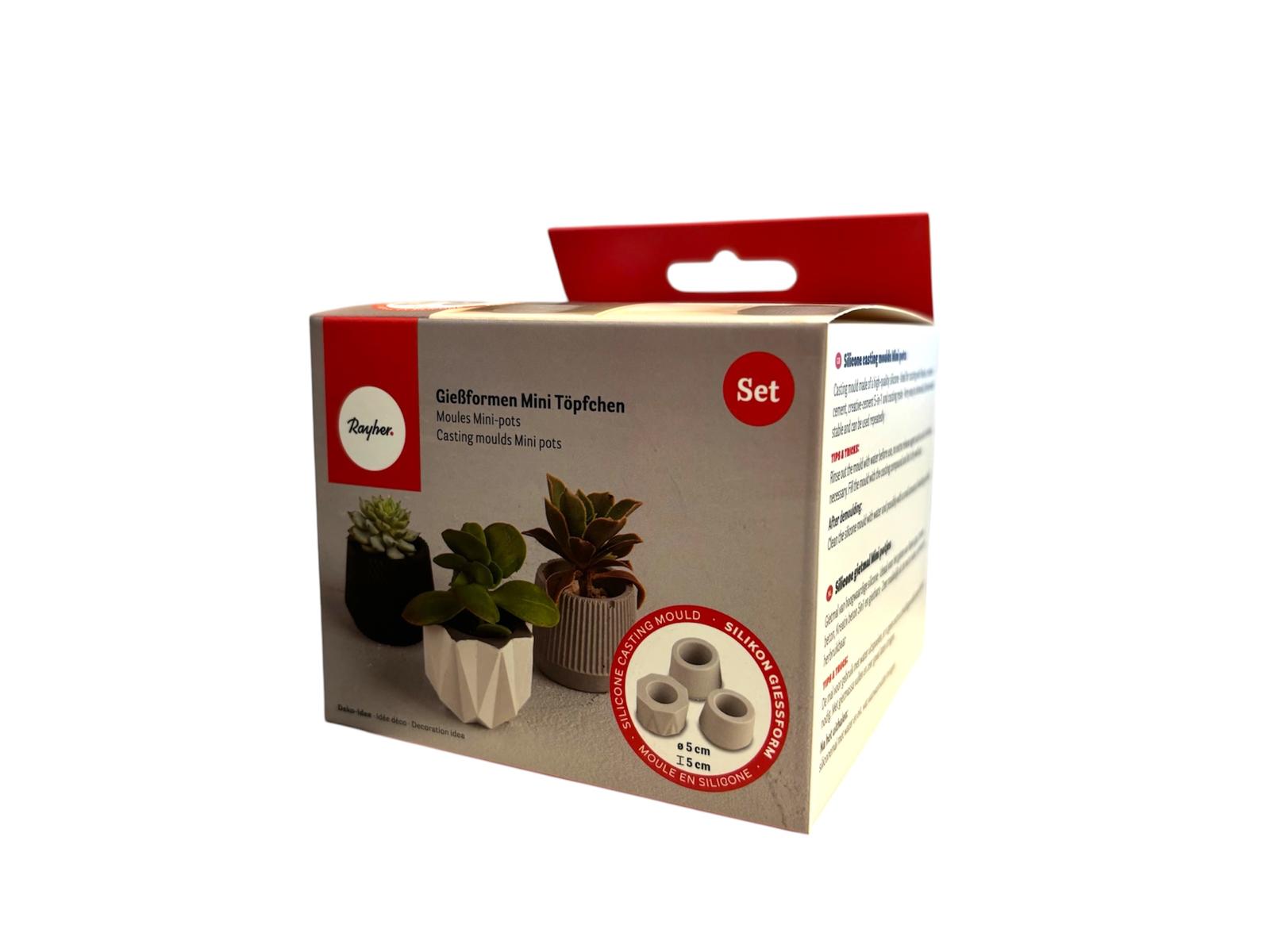 stampi - set 3 mini vasetti - labottegadelleideelecco.it
