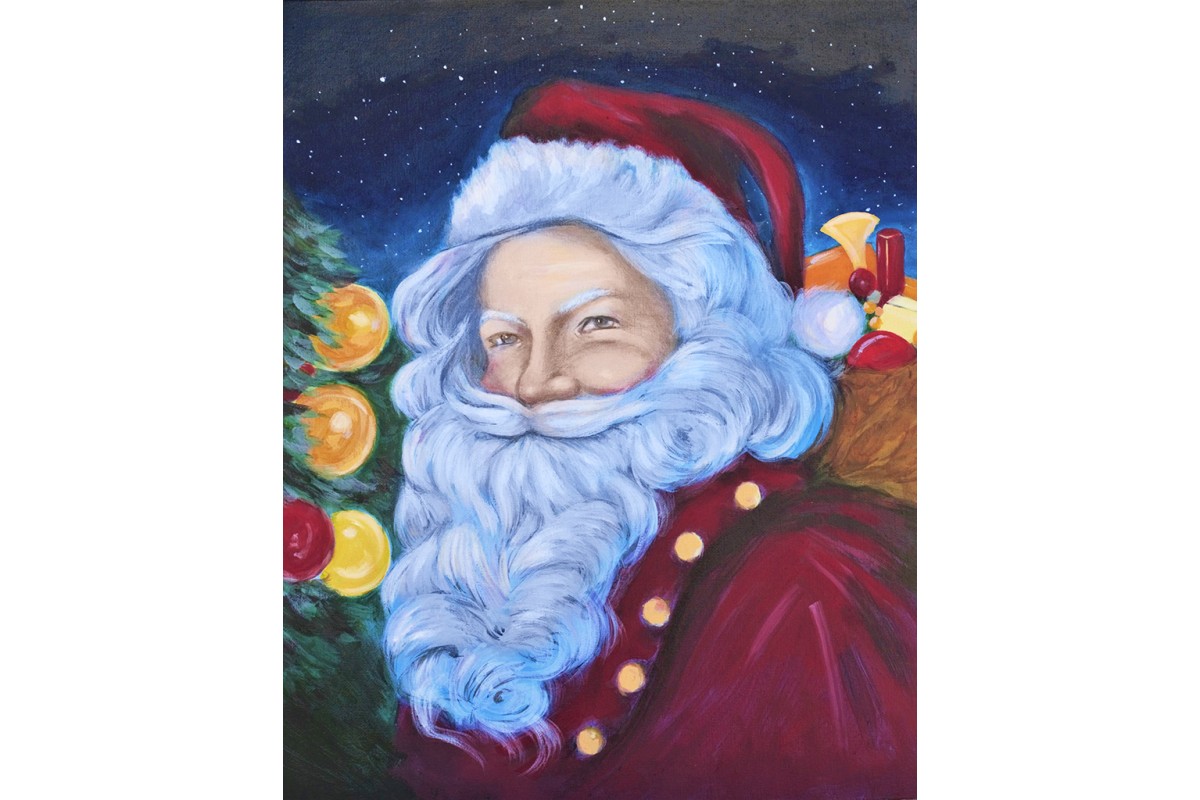 diamond painting - BABBO NATALE - labottegadelleideelecco.it