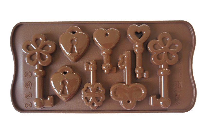 stampi - Choco KEYS - Silikomart - labottegadelleideelecco.it