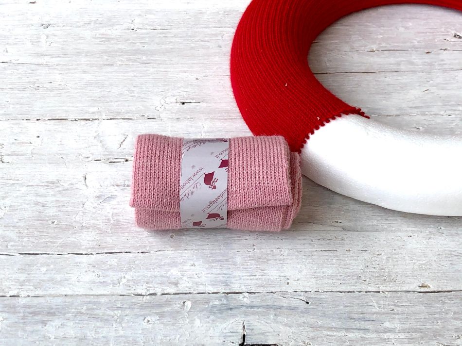 nastro in lana rosa - craft - La Bottega delle Idee