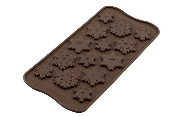 stampi - Choco FIOCCO DI NEVE - Silikomart - labottegadelleideelecco.it