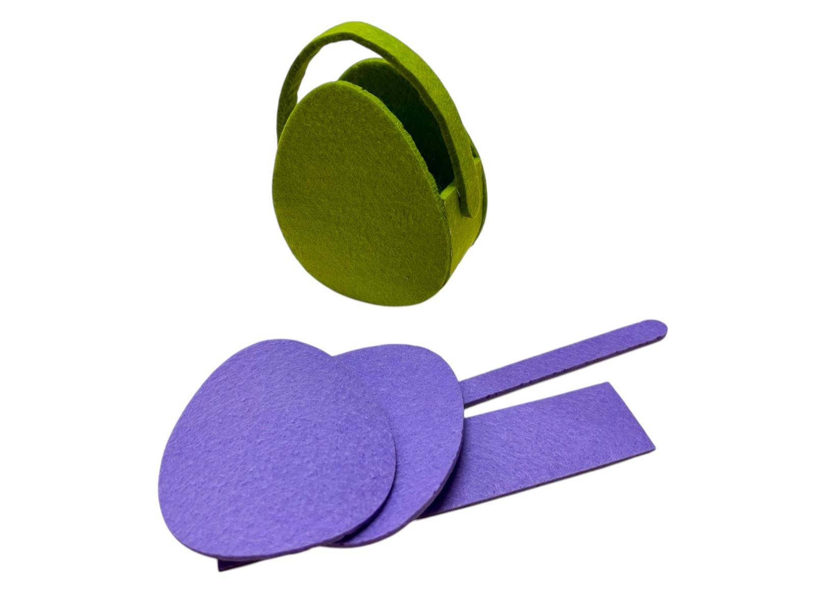craft - kit cestino uovo -lilla - labottegadelleideelecco.it