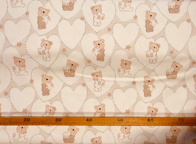 cucito - BABY BEAR - BEIGE 1  - labottegadelleideelecco.it