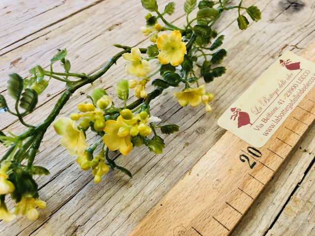 craft - FIORI GIALLI-RAMO VERDE - labottegadelleideelecco.it