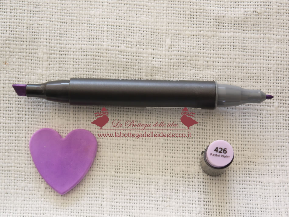 polvere di ceramica - PENNARELLO - Pastel Violet - labottegadelleideelecco.it