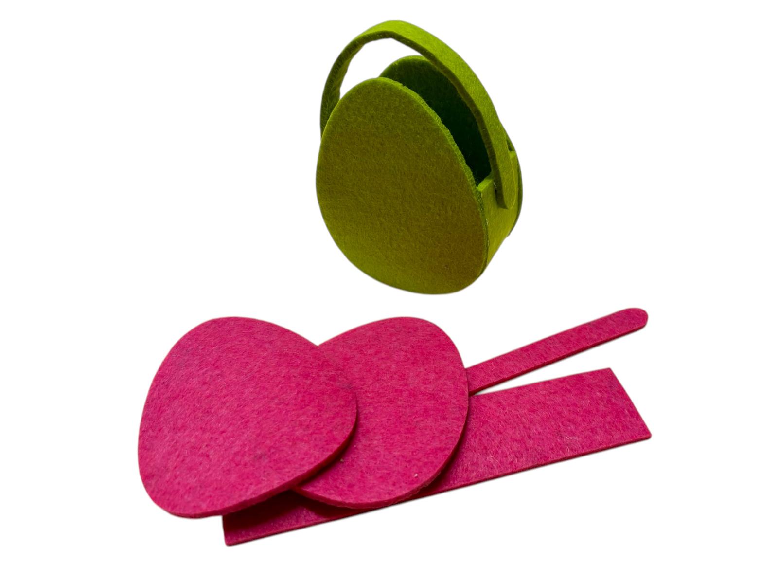 craft - kit cestino uovo -fucsia - labottegadelleideelecco.it
