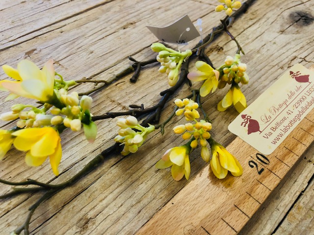 craft - FIORI GIALLI-RAMO MARRONE - labottegadelleideelecco.it