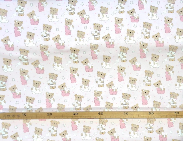 cucito - BABY BEAR - ROSA 2 - labottegadelleideelecco.it