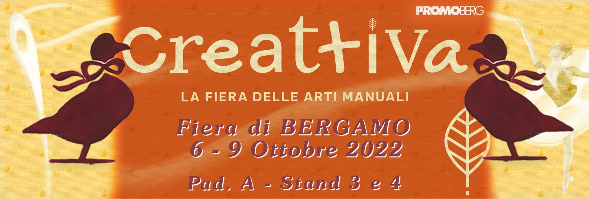 Creattiva Bergamo - Autunno 2022 - Fiera Nazionale delle Arti Manuali