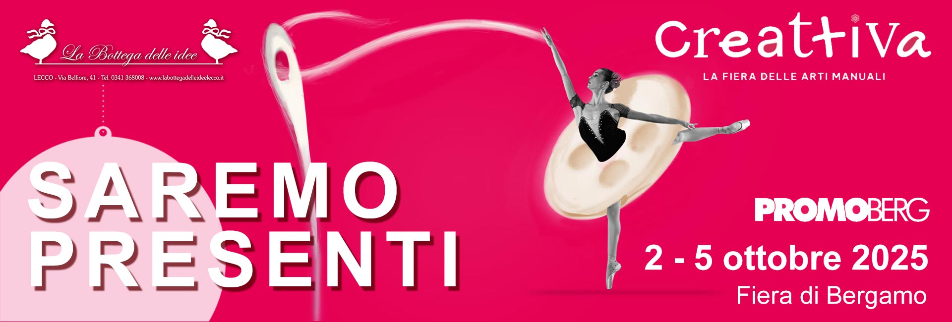 Creattiva Bergamo - Autunno/Inverno 2025 - Fiera Nazionale delle Arti Manuali