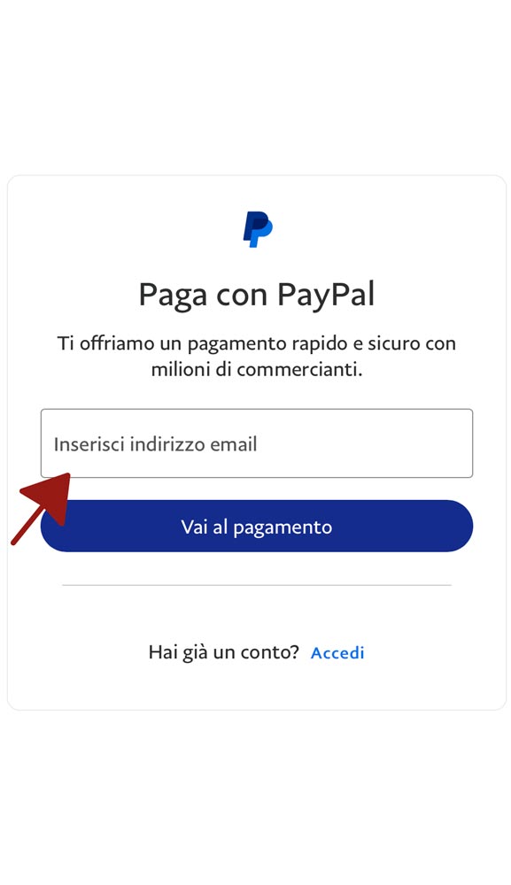 Pagamento con Carta di Credito su PayPal - labottegadelleideelecco.it